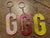 "G" Zodiac Initial Keychains