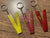 "V" Zodiac Initial Keychains