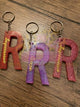 "R" Zodiac Initial Keychains