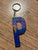 "P" Zodiac Initial Keychains