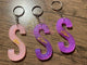 "S" Zodiac Initial Keychains