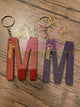 "M" Zodiac Initial Keychains