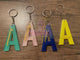 "A" Zodiac Initial Keychains