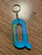 "Q" Zodiac Initial Keychains