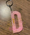 "D" Zodiac Initial Keychains