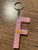 "F" Zodiac Initial Keychains